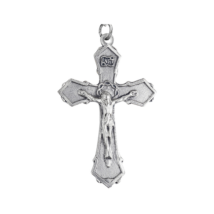 (S6031X) SILVER OX CRUCIFIX