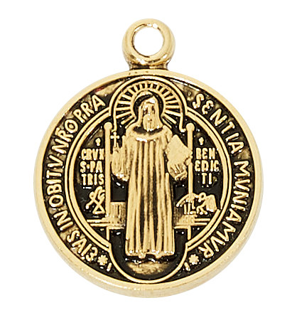 (J762) 16-18" CH G/SS ST. BENEDICT 