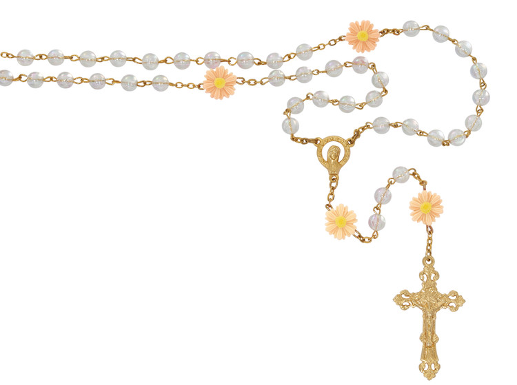 (P625X) GOLD PEACH FLOWER RSRY