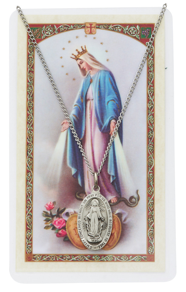 (PSP500MI) MIRACULOUS SPANISH PRAY CARD