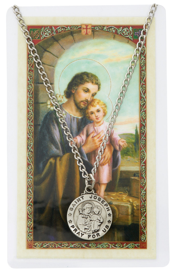 (PSP600JS) ST JOSEPH SPANISH PRAYER CARD