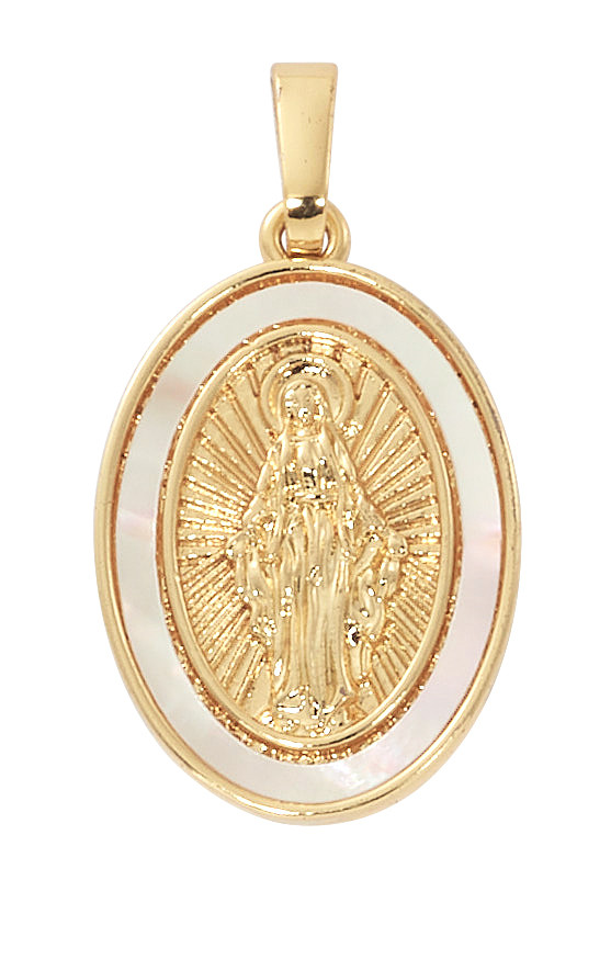 (H110) GOLD PLATE M.O.P MIRACULOUS