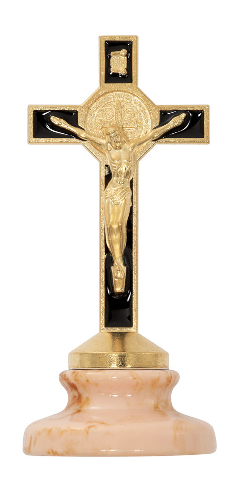 (47-08) STANDING GOLD ST. BENEDICT