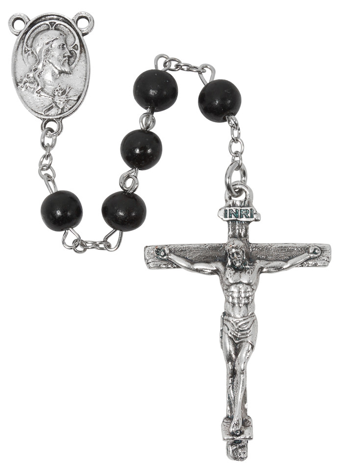 (P280F) BLACK WOOD SACRED HEART RSRY