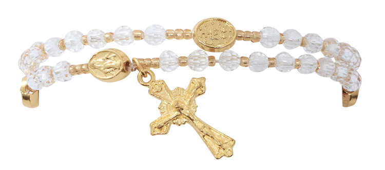 (B1077C) GP CRYSTAL TWISTABLE RSRY BRAC