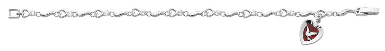 (BR416) 7 1/2" CUBIC ZIRCONIA BRACELET