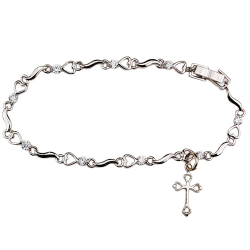 (BR419) 7 1/2 CUBIC ZIRCONIA BRACELET"