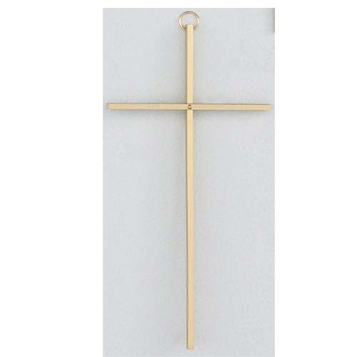 (C510) 10" PLAIN SOLID BRASS CROSS