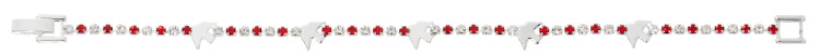 (CNF6) 7.5" SIL HOLY SPIRIT BRACELET.