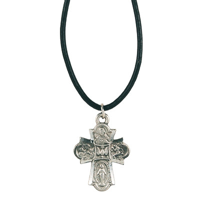 (D2410LC) PEWTER 4WAY ON NYLON CORD