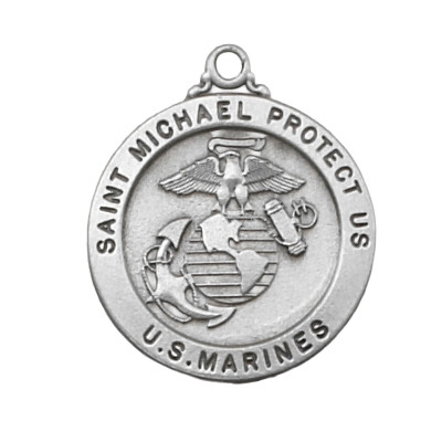 (D650MRN) PEWTER MARINE MEDAL
