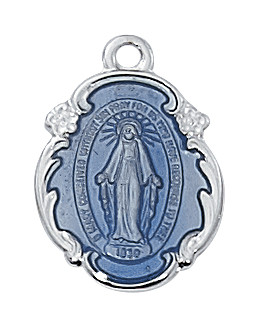 (L1821ME) 16-18" CH SS MIRAC BLUE, BOXED