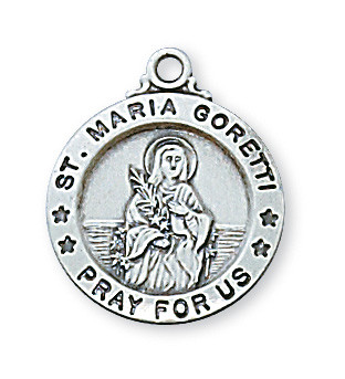 (L700MG) 18" CH SS ST. MARIA GORETTI