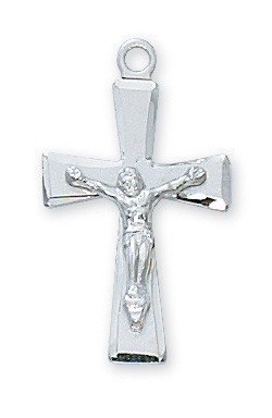 (L7053) 16-18" CH SS CRUCIFIX 