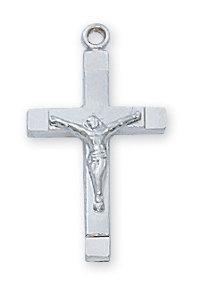 (L8015) 16-18" CH SS CRUCIFIX 