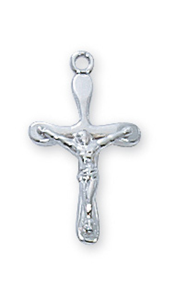 (L8054) 16" CH SS CRUCIFIX