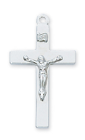 (L9116) 20" CH SS CRUCIFIX