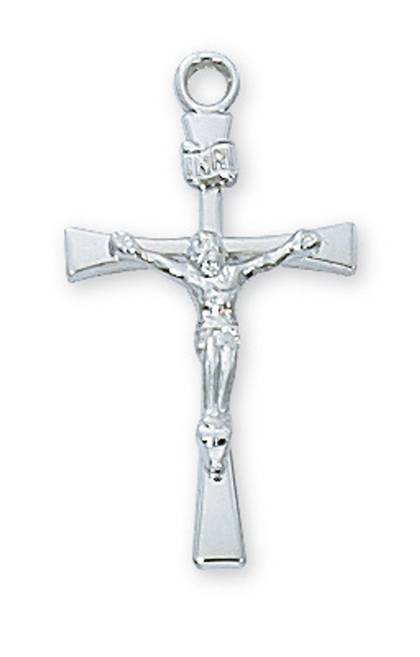 (L9119) 18" CH SS CRUCIFIX