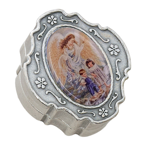 (760-100) SILVER BOX ONLY W/GUARD ANGEL 
