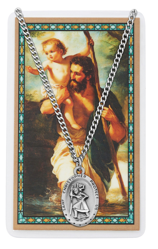 (PSD336CH) ST CHRISTOPHER PRAYER CARD 