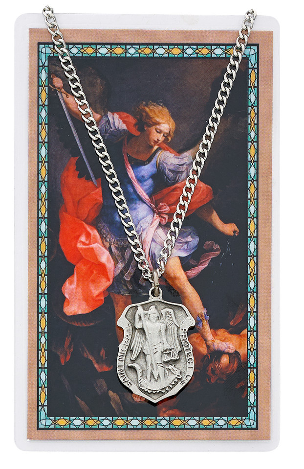 (PSD414) ST MICHAEL PRAYER CARD SET