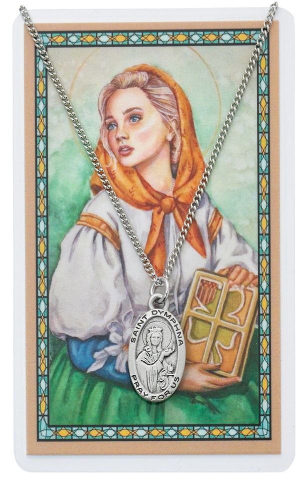 (PSD500DY) ST DYMPHNA PRAYER CARD SET