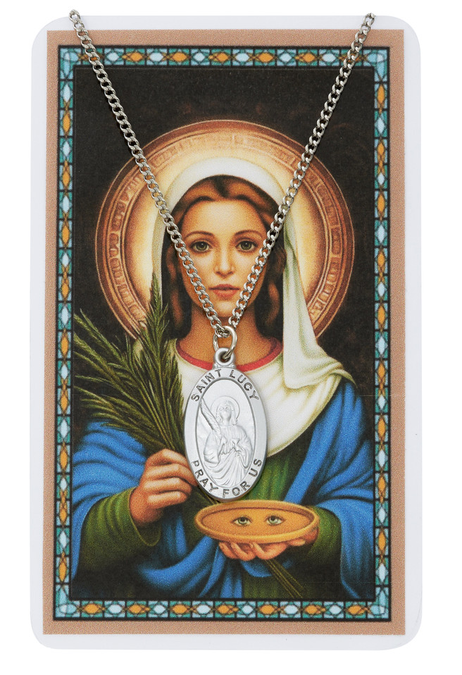 (PSD500LU) ST LUCY PRAYER CARD SET