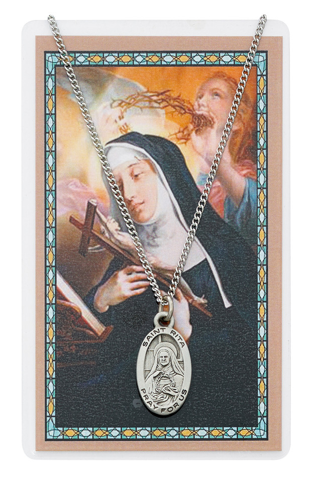 (PSD500RT) ST RITA PRAYER CARD SET