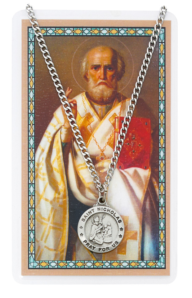 (PSD600NC) ST NICHOLAS PRAYER CARD SET