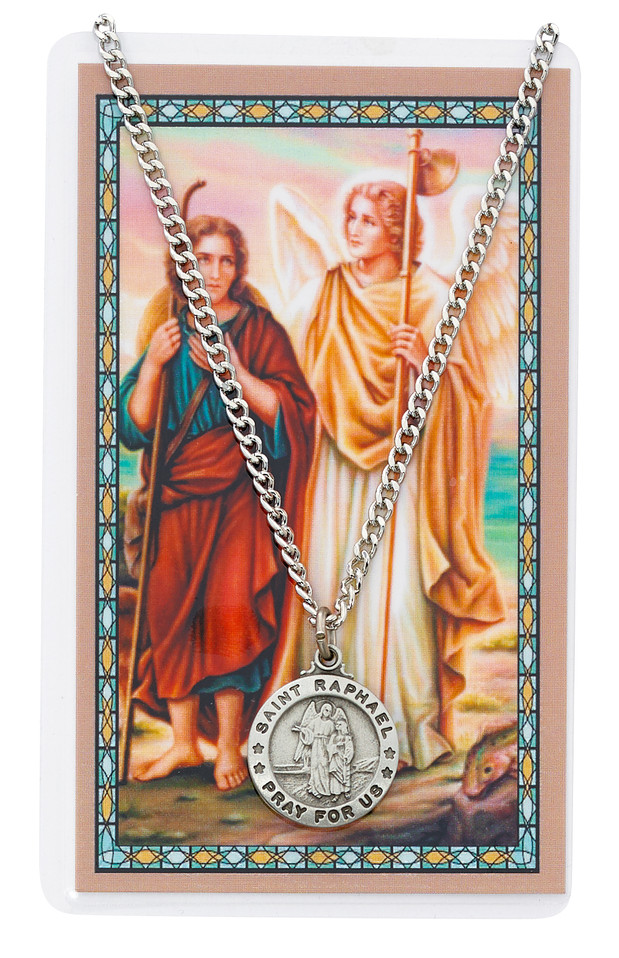 (PSD600RH) ST RAPHAEL PRAYER CARD SET
