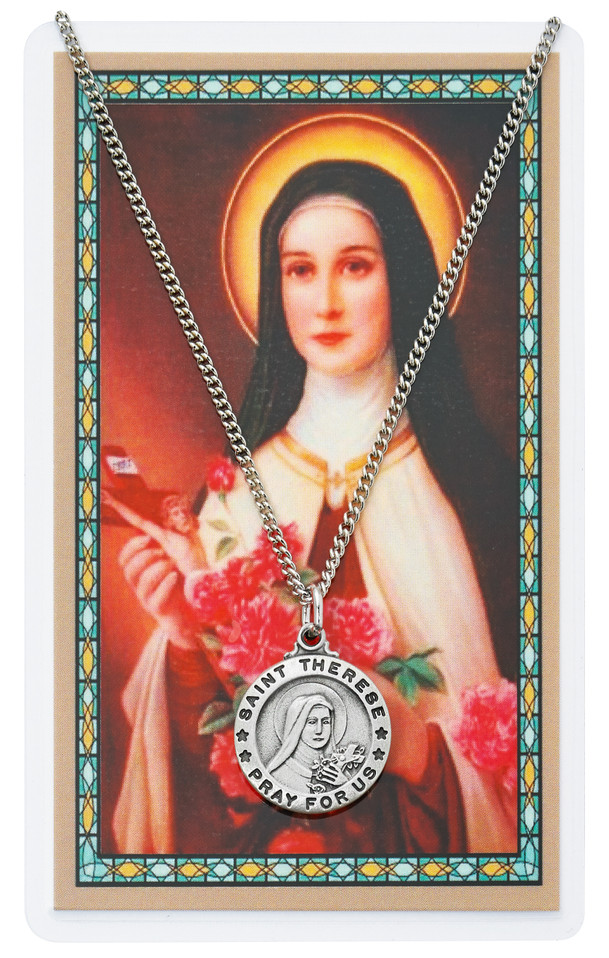 (PSD600TF) ST THERESE PRAYER CARD SET