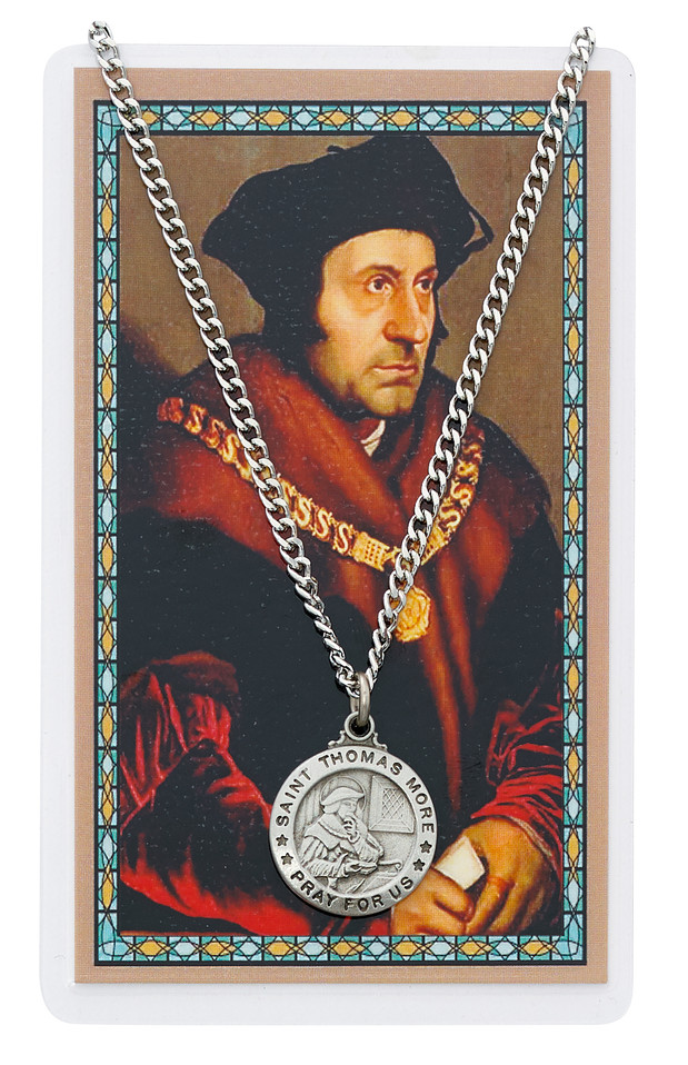 (PSD600TM) ST THOMAS MORE PRAYER CARD SET