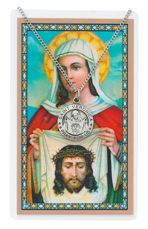 (PSD600VE) ST VERONICA PRAYER CARD SET