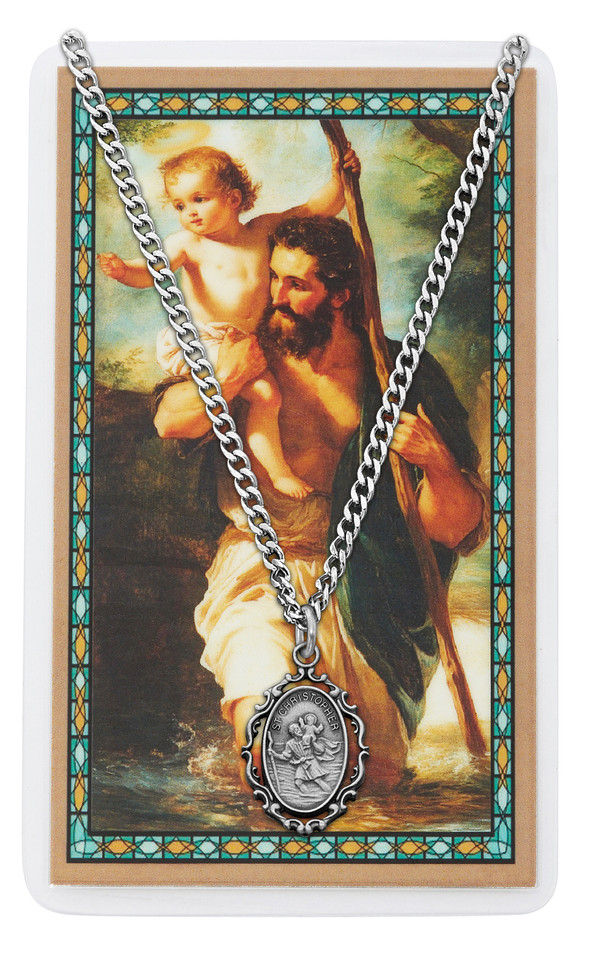 (PSD621CH) ST CHRISTOPHER PRAYER CARD 