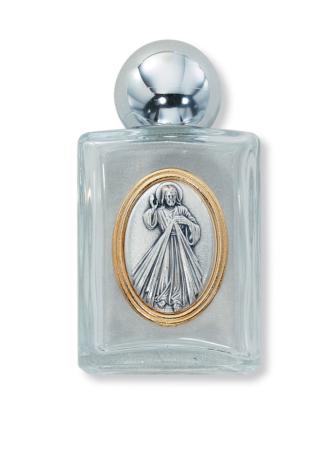 (94-07) DIVINE MERCY GLASS WATER BOTTL