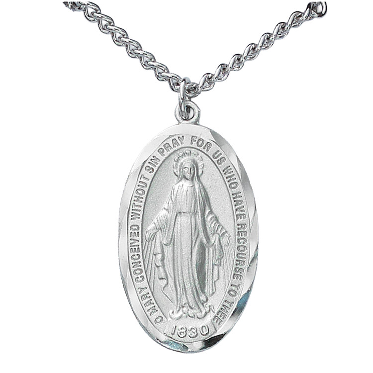 (RCMG1) 24" CH RF MIRACULOUS MEDAL