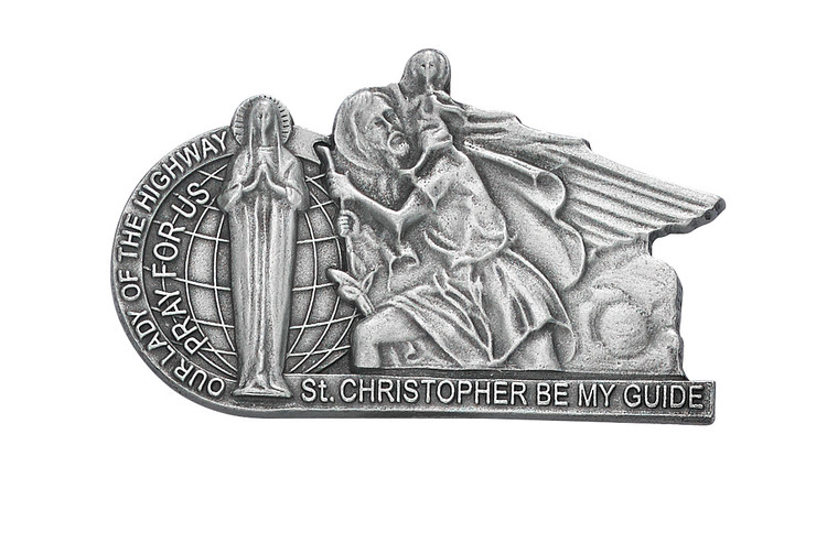 (VC-544S) VISOR CLIP, ST CHRISTOPHER
