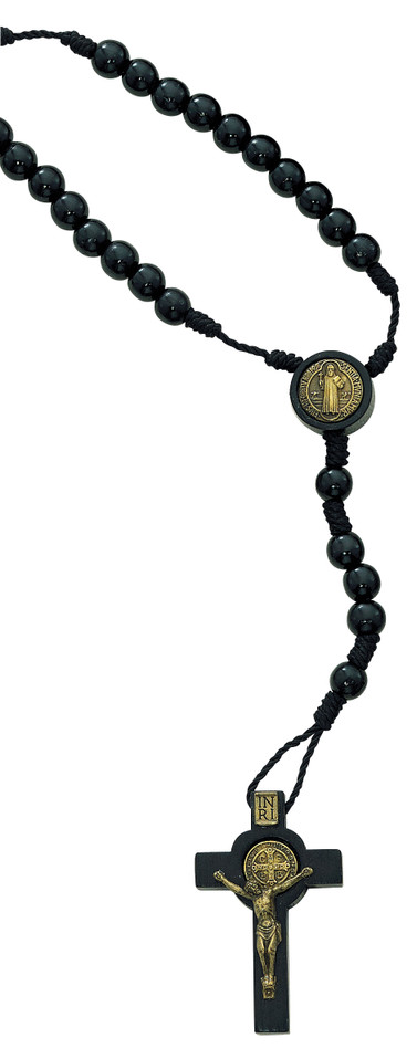 (P186R) SMALL BLACK WOOD ST. BENEDICT 