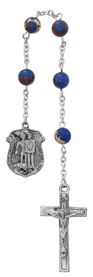 (CH122) POLICE OFFICER CHAPLET, CARDED