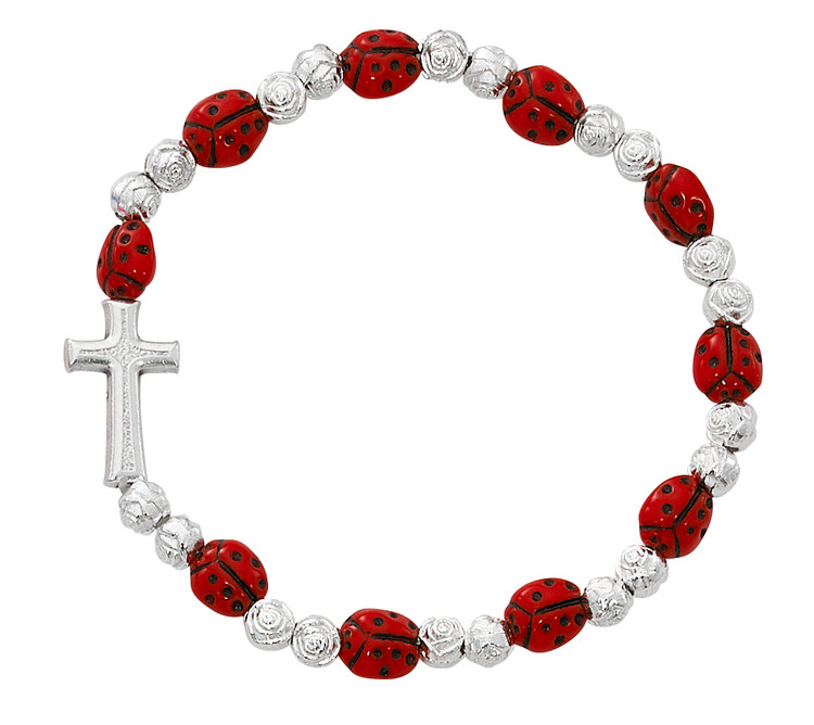 (BR914C) YOUTH LADY BUG CROSS STRETCH 