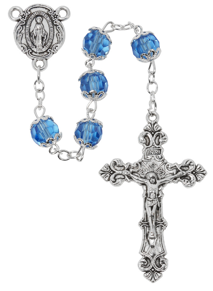 (701S-BLF) 7 MM BLUE AB CAPPED RSRY