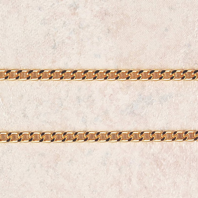 (P-6C) 24" GOLD HEAVY CHAIN SR CARDED