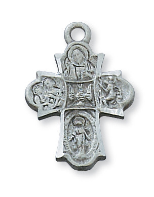 (D1810C) PEWTER 4-WAY MEDAL