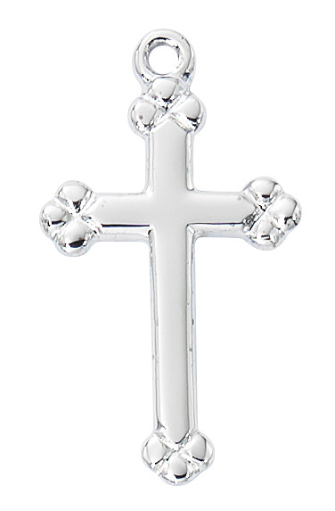 (L9256) 18" CH SS SMALL CROSS