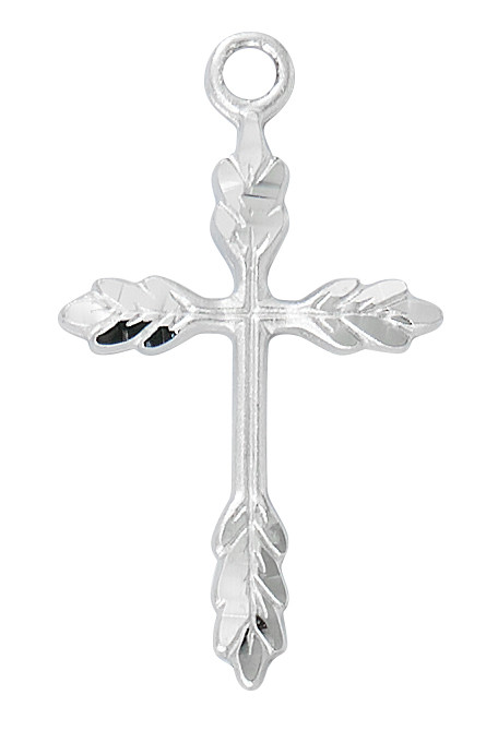 (L9250) 16-18" CH SS  WHEAT CROSS