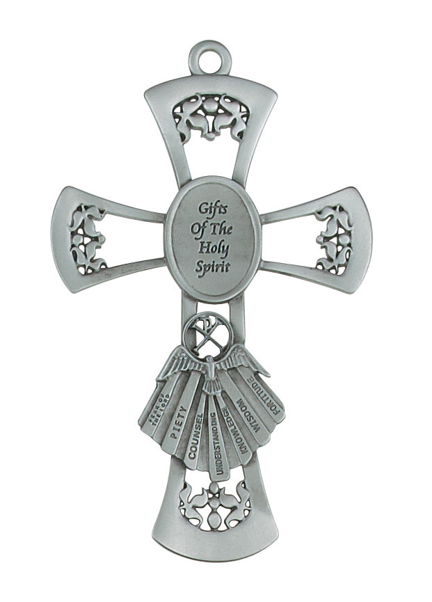 (77-19) 6" GIFTS OF THE SPIRIT CROSS