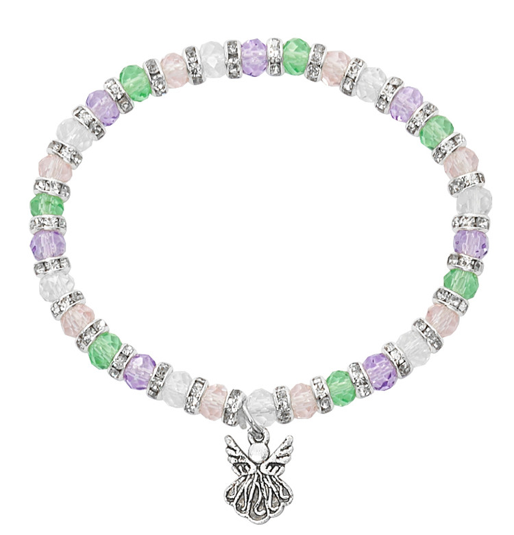 (B1018C) MULTI CRYST BABY STRETCH BRAC