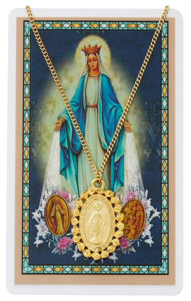 (PSH502) SPANISH MIRACULOUS MEDAL WITH