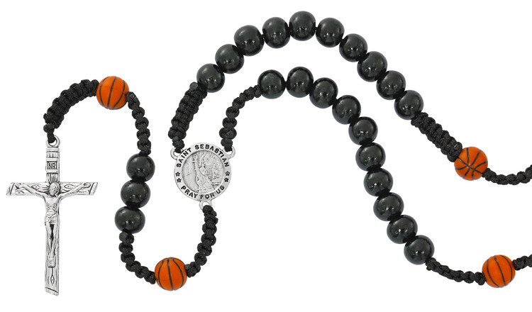 (P533X) CORDED BASKETBALL ST SEBASTION
