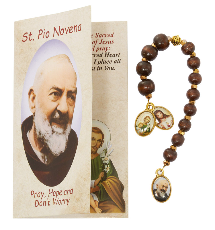 (CH137) ST. PIO CHAPLET WITH BOOKLET 